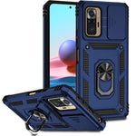 Custodia per telefono con supporto per camshield scorrevole, For Xiaomi Redmi Note 10 Pro, For Xiaomi Redmi Note 10, For Xiaomi Poco X3