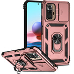 Custodia per telefono con supporto per camshield scorrevole, For Xiaomi Redmi Note 10 Pro, For Xiaomi Redmi Note 10, For Xiaomi Poco X3