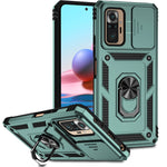 Custodia per telefono con supporto per camshield scorrevole, For Xiaomi Redmi Note 10 Pro, For Xiaomi Redmi Note 10, For Xiaomi Poco X3