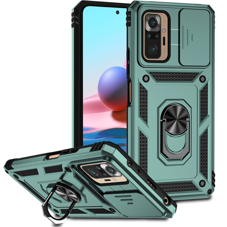Custodia per telefono con supporto per camshield scorrevole, For Xiaomi Redmi Note 10 Pro, For Xiaomi Redmi Note 10, For Xiaomi Poco X3