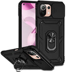 Custodia per telefono con supporto per camshield scorrevole, For Xiaomi 12 Pro, For Xiaomi 12, For Xiaomi 11 Lite