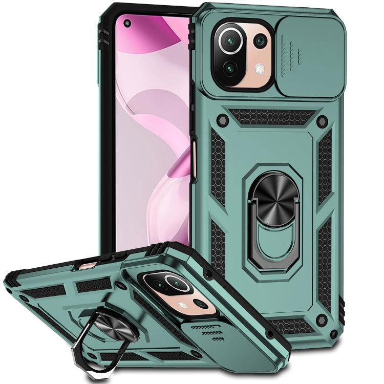 Custodia per telefono con supporto per camshield scorrevole, For Xiaomi 12 Pro, For Xiaomi 12, For Xiaomi 11 Lite