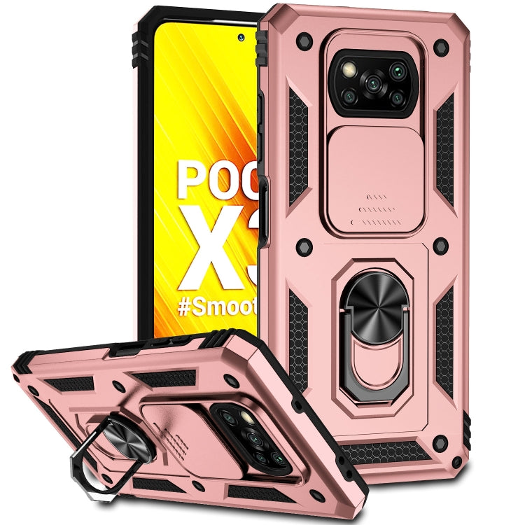 Custodia per telefono con supporto per camshield scorrevole, For Xiaomi Redmi Note 10 Pro, For Xiaomi Redmi Note 10, For Xiaomi Poco X3