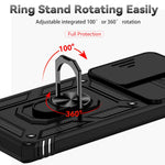 Custodia per telefono con supporto per camshield scorrevole, For Xiaomi 12 Pro, For Xiaomi 12, For Xiaomi 11 Lite