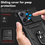 Custodia per telefono con supporto per camshield scorrevole, For Xiaomi Redmi Note 12 5G, For Xiaomi 13 Pro, For Xiaomi 13