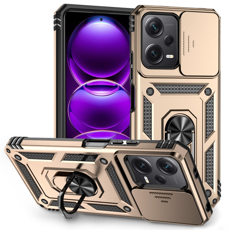 Custodia per telefono con supporto per camshield scorrevole, For Xiaomi Redmi Note 12 5G, For Xiaomi 13 Pro, For Xiaomi 13