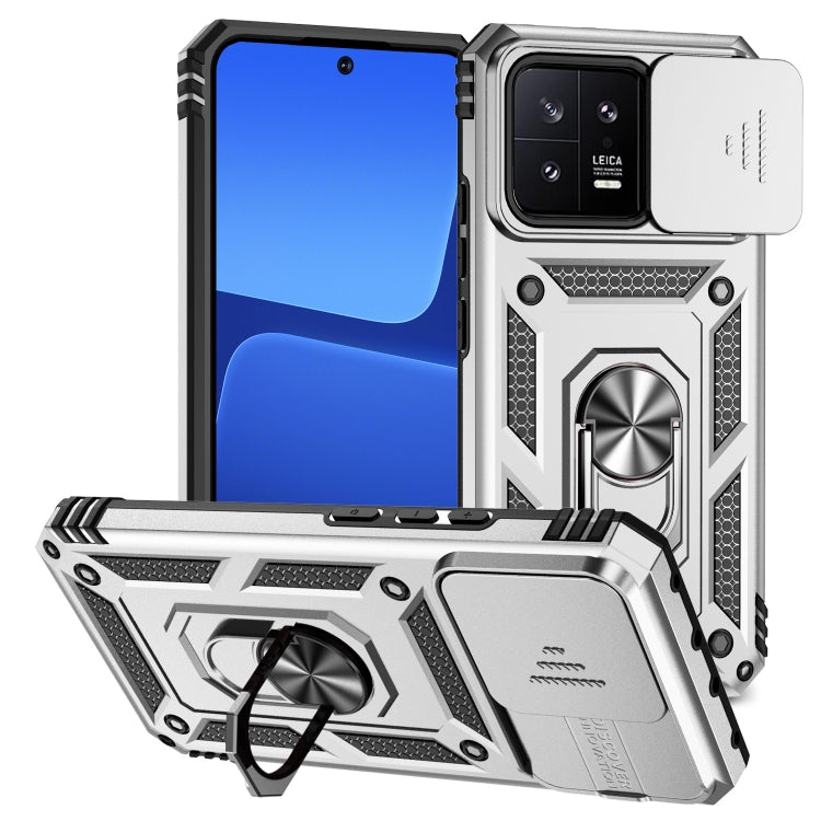 Custodia per telefono con supporto per camshield scorrevole, For Xiaomi Redmi Note 12 5G, For Xiaomi 13 Pro, For Xiaomi 13