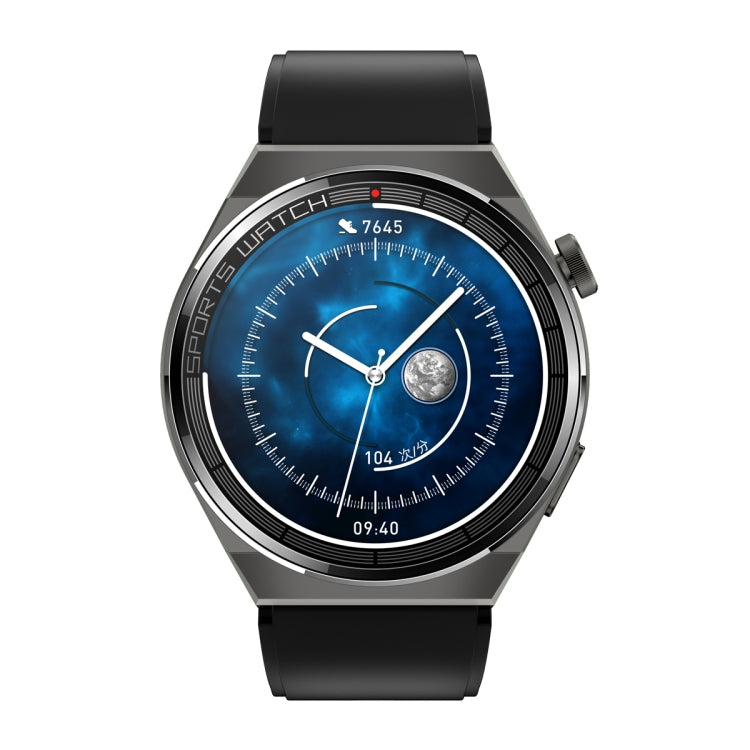 KT62 Smart Watch con schermo rotondo TFT da 1,36 pollici supporta chiamate Bluetooth/monitoraggio dell'ossigeno nel sangue, Silicone Strap, Leather Strap, Steel Strap