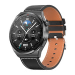 KT62 Smart Watch con schermo rotondo TFT da 1,36 pollici supporta chiamate Bluetooth/monitoraggio dell'ossigeno nel sangue, Silicone Strap, Leather Strap, Steel Strap