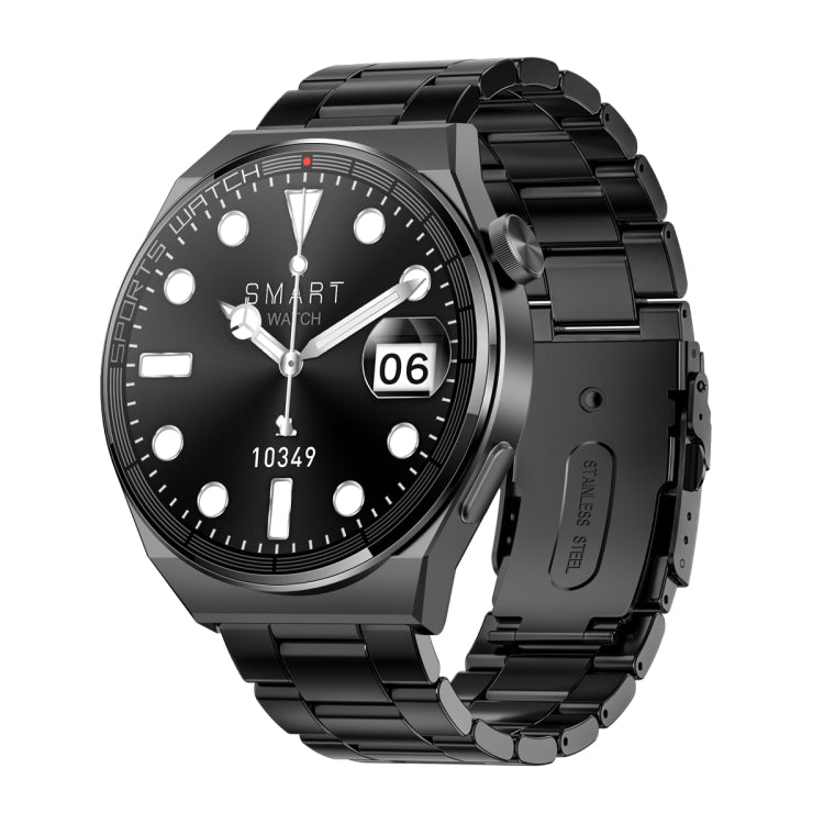 KT62 Smart Watch con schermo rotondo TFT da 1,36 pollici supporta chiamate Bluetooth/monitoraggio dell'ossigeno nel sangue, Silicone Strap, Leather Strap, Steel Strap