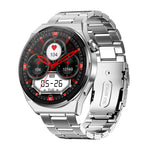 KT62 Smart Watch con schermo rotondo TFT da 1,36 pollici supporta chiamate Bluetooth/monitoraggio dell'ossigeno nel sangue, Silicone Strap, Leather Strap, Steel Strap