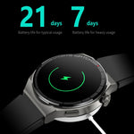 KT62 Smart Watch con schermo rotondo TFT da 1,36 pollici supporta chiamate Bluetooth/monitoraggio dell'ossigeno nel sangue, Silicone Strap, Leather Strap, Steel Strap