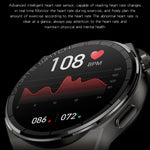 KT62 Smart Watch con schermo rotondo TFT da 1,36 pollici supporta chiamate Bluetooth/monitoraggio dell'ossigeno nel sangue, Silicone Strap, Leather Strap, Steel Strap