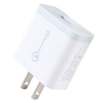 Caricabatterie rapido USB QC3.0, spina americana