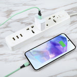 Caricabatterie rapido USB QC3.0, spina americana