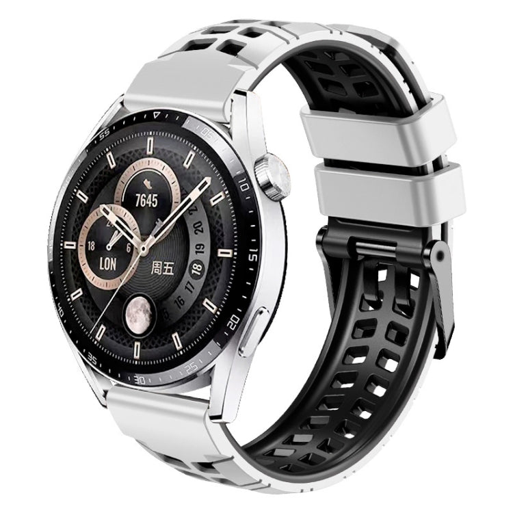 Cinturino in silicone bicolore 22 mm per Huawei Watch