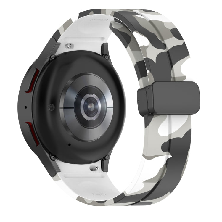 Cinturino in silicone mimetico con chiusura magnetica, For Samsung Galaxy Watch5 / 5 Pro / Watch 4 / 4 Classic