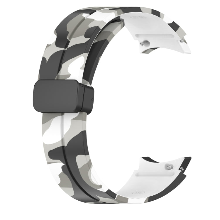 Cinturino in silicone mimetico con chiusura magnetica, For Samsung Galaxy Watch5 / 5 Pro / Watch 4 / 4 Classic