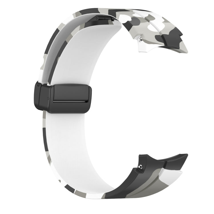 Cinturino in silicone mimetico con chiusura magnetica, For Samsung Galaxy Watch5 / 5 Pro / Watch 4 / 4 Classic