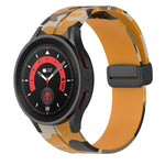 Cinturino in silicone mimetico con chiusura magnetica, For Samsung Galaxy Watch5 / 5 Pro / Watch 4 / 4 Classic