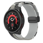 Cinturino in silicone mimetico con chiusura magnetica, For Samsung Galaxy Watch5 / 5 Pro / Watch 4 / 4 Classic