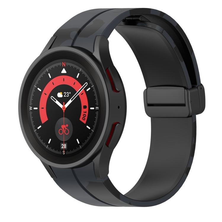 Cinturino in silicone mimetico con chiusura magnetica, For Samsung Galaxy Watch5 / 5 Pro / Watch 4 / 4 Classic