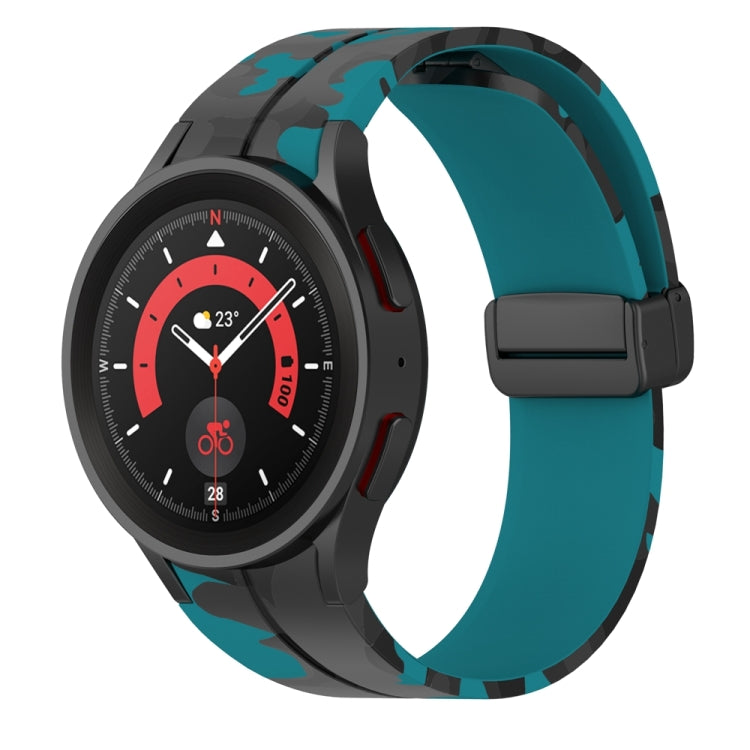 Cinturino in silicone mimetico con chiusura magnetica, For Samsung Galaxy Watch5 / 5 Pro / Watch 4 / 4 Classic