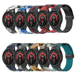 Cinturino in silicone mimetico con chiusura magnetica, For Samsung Galaxy Watch5 / 5 Pro / Watch 4 / 4 Classic