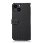 Custodia in pelle con RFID per iPhone 15 e 14