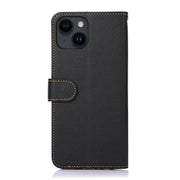 Custodia in pelle RFID per iPhone 15 e 14