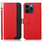 Custodia in pelle per iPhone 15 e 16 compatibile RFID
