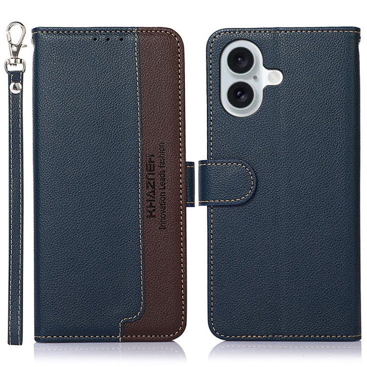 Custodia in pelle per iPhone 15 e 16 compatibile RFID