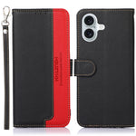 Custodia in pelle per iPhone 15 e 16 compatibile RFID