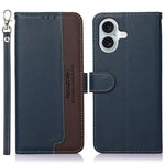 Custodia in pelle per iPhone 15 e 16 compatibile RFID