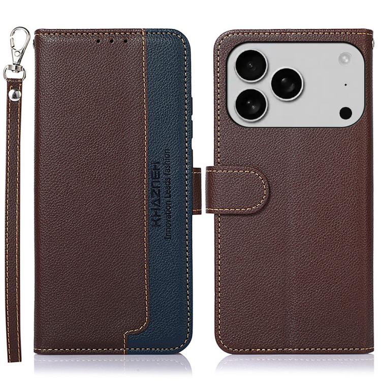 Custodia RFID in pelle per iPhone 17 e 16