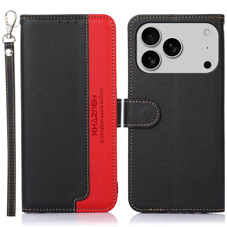 Custodia RFID in pelle per iPhone 17 e 16