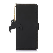 Custodia in pelle magnetica RFID per iPhone 16 e 15