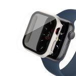 PC smerigliato + Custodia protettiva per orologio integrata con pellicola temperata anti-spia, For Apple Watch SE 2025 / 2023 / 2022 44mm, For Apple Watch SE 2025 / 2023 / 2022 40mm, For Apple Watch Ultra 3 / 2 / 1 49mm, For Apple Watch 9 / 8 45mm     ...