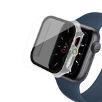 PC smerigliato + Custodia protettiva per orologio integrata con pellicola temperata anti-spia, For Apple Watch SE 2025 / 2023 / 2022 44mm, For Apple Watch SE 2025 / 2023 / 2022 40mm, For Apple Watch Ultra 3 / 2 / 1 49mm, For Apple Watch 9 / 8 45mm     ...