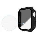 PC smerigliato + Custodia protettiva per orologio integrata con pellicola temperata anti-spia, For Apple Watch SE 2025 / 2023 / 2022 44mm, For Apple Watch SE 2025 / 2023 / 2022 40mm, For Apple Watch Ultra 3 / 2 / 1 49mm, For Apple Watch 9 / 8 45mm     ...