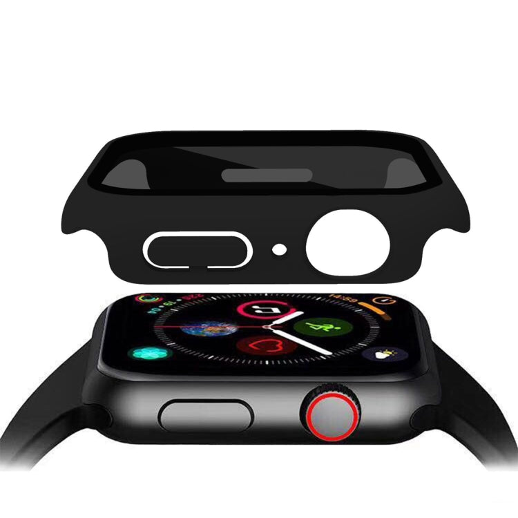 PC smerigliato + Custodia protettiva per orologio integrata con pellicola temperata anti-spia, For Apple Watch SE 44mm, For Apple Watch 6 40mm, For Apple Watch 6 44mm, For Apple Watch 5 44mm, For Apple Watch 5 40mm, For Apple Watch 4 44mm              ...