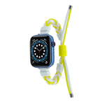 Cinturino per orologio in nylon con cordoncino intrecciato a forma di fagiolo in silicone, For Apple Watch 6 44mm, For Apple Watch 5 44mm, For Apple Watch 5 40mm