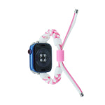 Cinturino per orologio in nylon con cordoncino intrecciato a forma di fagiolo in silicone, For Apple Watch 4 44mm, For Apple Watch 4 40mm, For Apple Watch 3 38mm