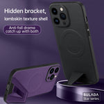Custodia MagSafe in pelle con supporto per iPhone 13 Pro