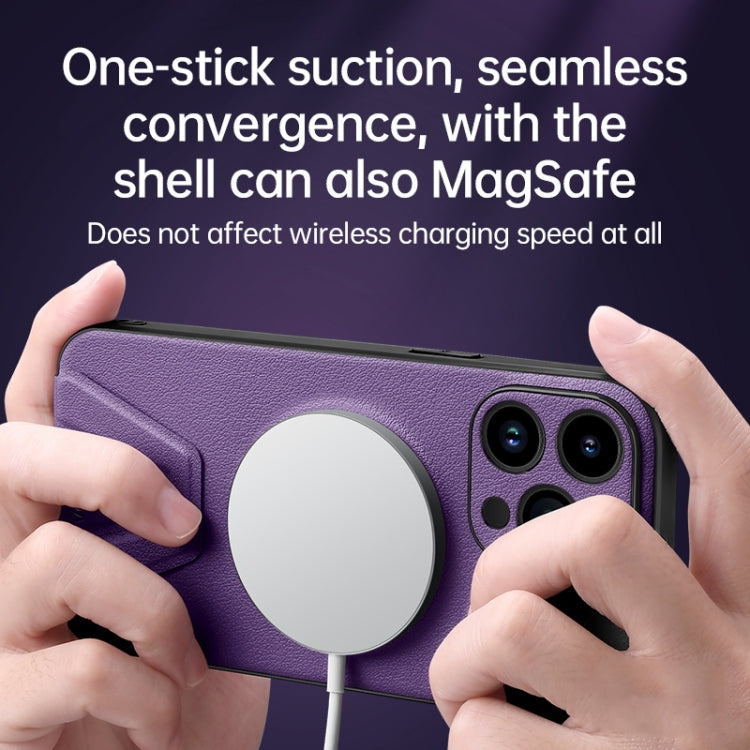 Custodia MagSafe in pelle con supporto per iPhone 13 Pro