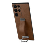 Custodia in pelle PU per Samsung Galaxy S24+ 5G con anello