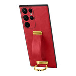 Custodia in pelle PU per Samsung Galaxy S24+ 5G con anello