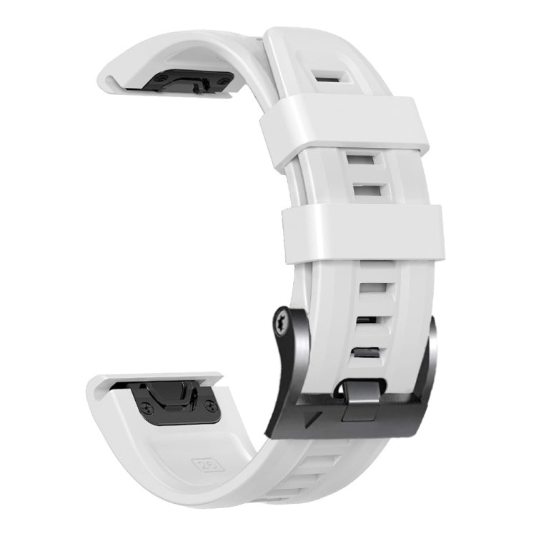 Cinturino per orologio in silicone con fibbia in acciaio nero a vite, For Garmin Forerunner 965 / 955 / 945 / 935