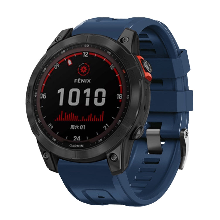 Cinturino per orologio in silicone con fibbia in acciaio nero a vite, For Garmin Forerunner 965 / 955 / 945 / 935