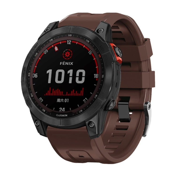 Cinturino per orologio in silicone con fibbia in acciaio nero a vite, For Garmin Forerunner 965 / 955 / 945 / 935
